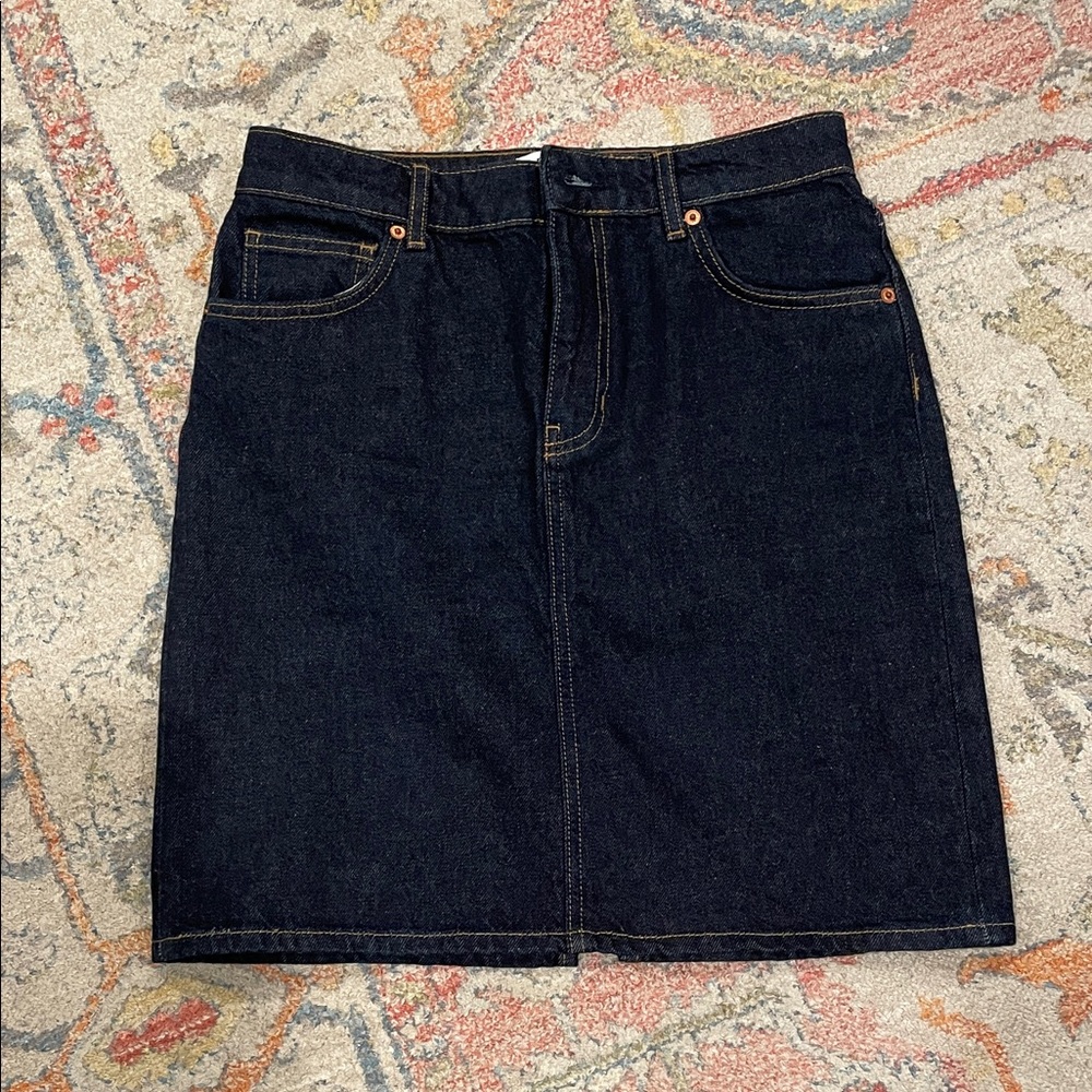 Classic Denim Skirt - NEW Reformation